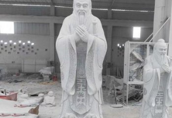 泰州精美的孔子雕像，精雕细琢，彰显文明之美
