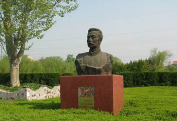 泰州鲁迅胸像近代名人铜雕，荟萃中国精神精髓