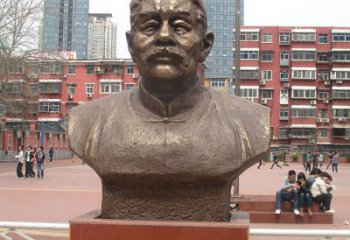 泰州中领雕塑为您打造高端优质的鲁迅胸像铜雕