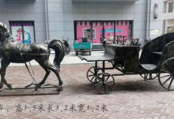 泰州古典马车雕塑，精致传承礼仪之魂