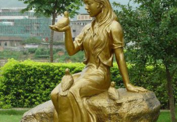 泰州答案；展现浪漫的爱情：鸽子雕塑