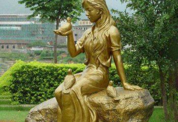 泰州激发无限灵感的精美鸽子雕塑