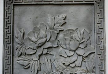 泰州牡丹青石浮雕雕塑-精美的永久装饰