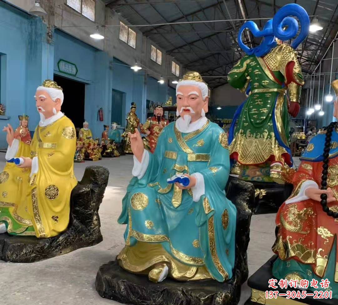 泰州南斗北斗玻璃钢彩绘佛像雕塑