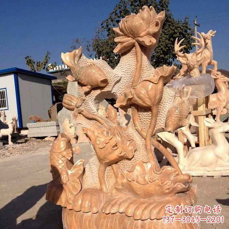 泰州精美而独特的莲花石雕展现家居美学