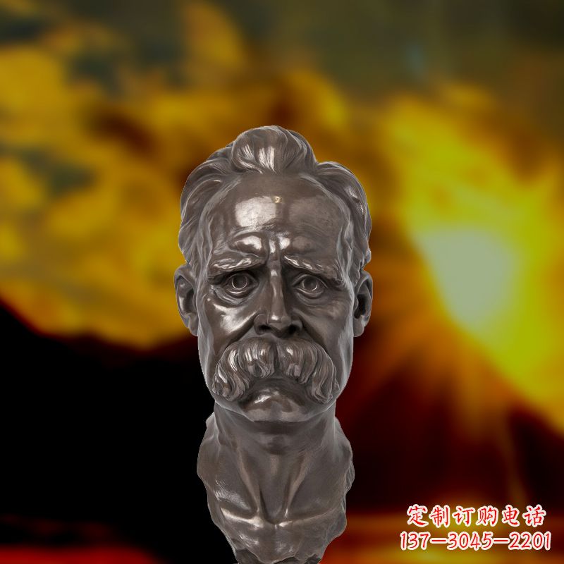 泰州尊贵的尼采铜雕头像