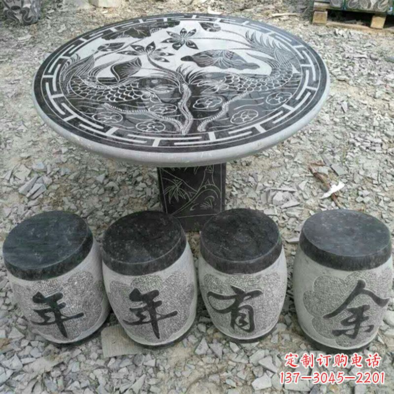 泰州仿古石桌凳,雕刻雅致的完美