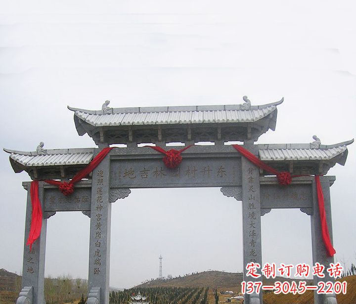 泰州温馨定制,中领雕塑牌坊石雕