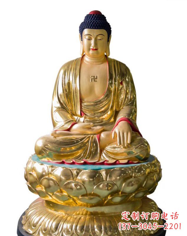 泰州如来佛雕塑,神圣古朴艺术精品