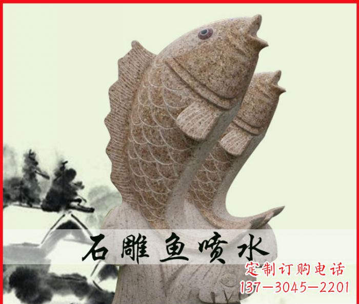 泰州艺术级鲤鱼雕塑,精致装点您的喷水公园