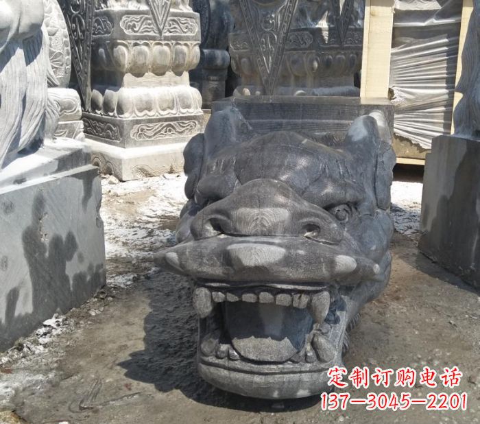 泰州传承巨龙传说的高品质龙头雕塑