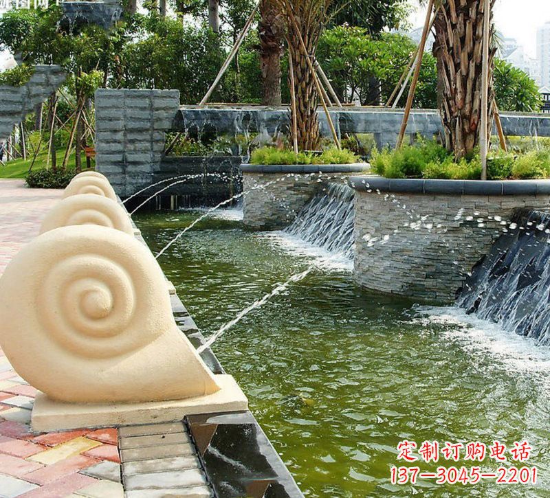 泰州蜗牛石雕塑|带你走进自然的美丽