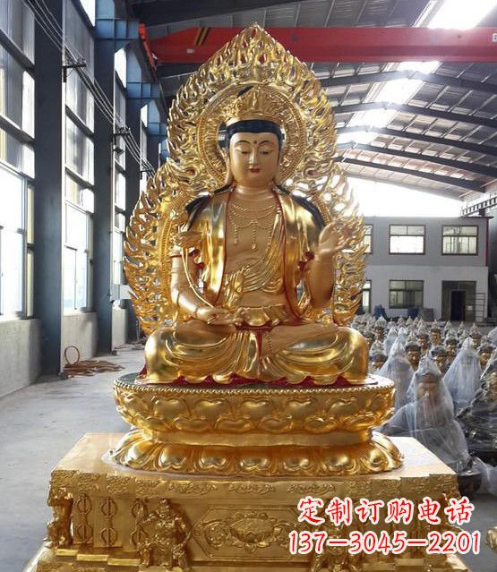 泰州手工精雕如来佛塑像