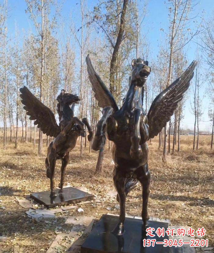 泰州优雅传神的飞马铜雕