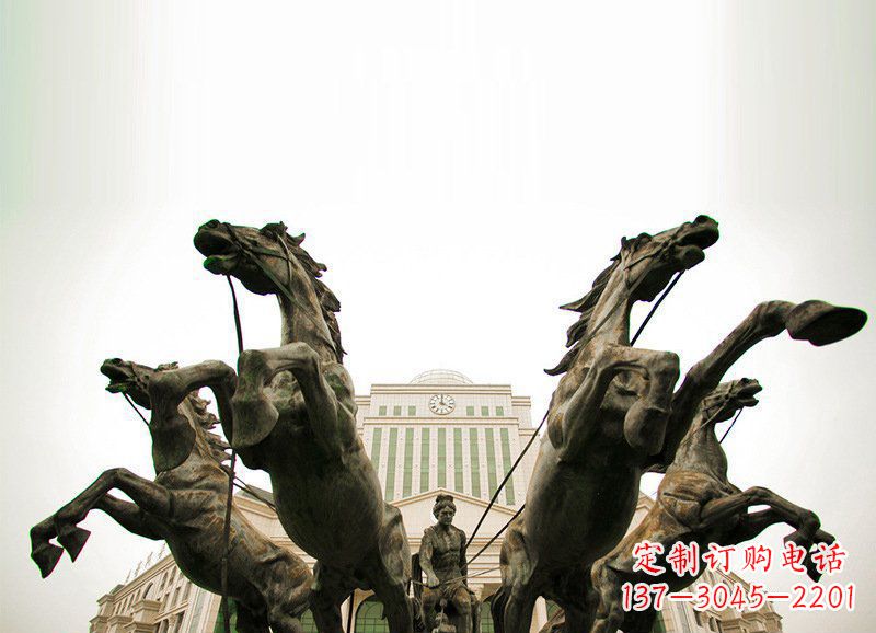 泰州优雅马车雕塑,精致雕琢,点缀你的生活