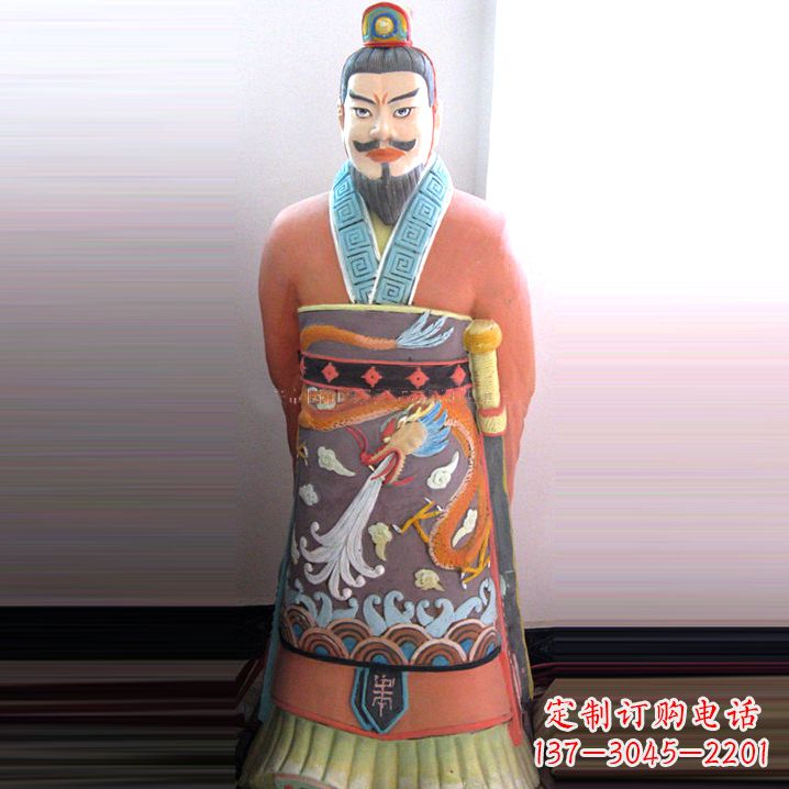 泰州中国领先的秦始皇钢玻璃雕塑
