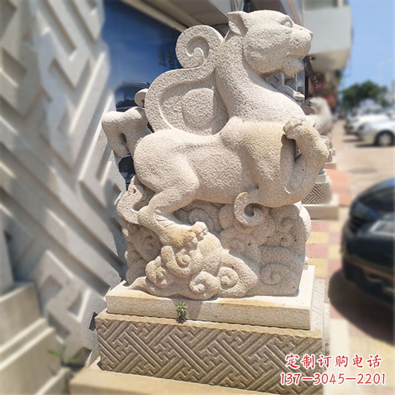 泰州青龙白虎现代雕塑