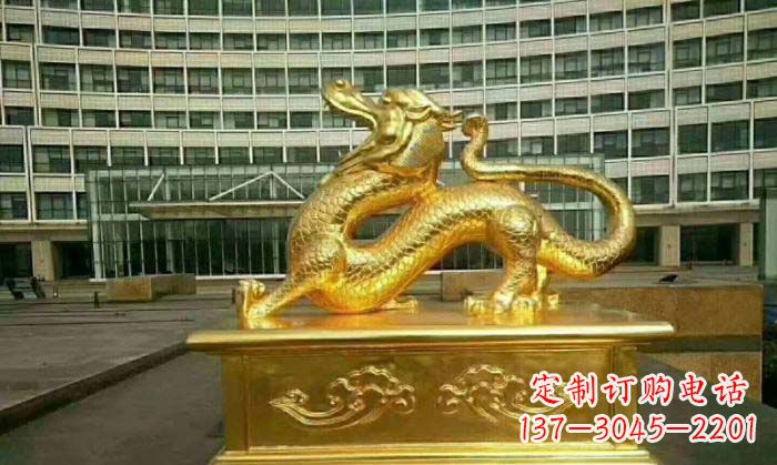 泰州正宗青龙铜雕,精致细腻的艺术品