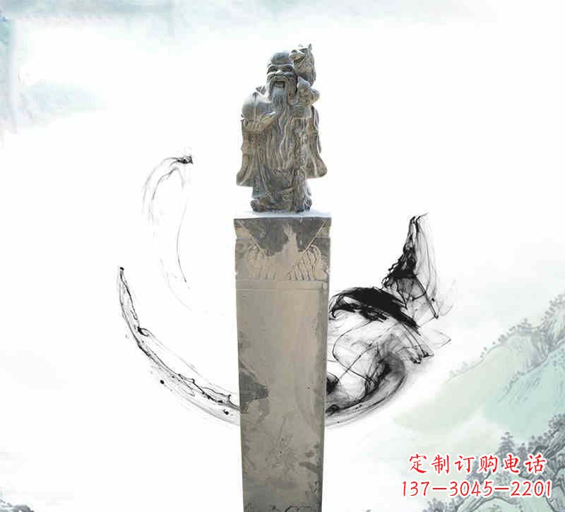 泰州寿星拴马柱,纪念爱的永恒记忆