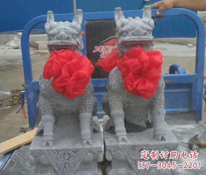 泰州古典麒麟雕塑,带着神秘古典气息