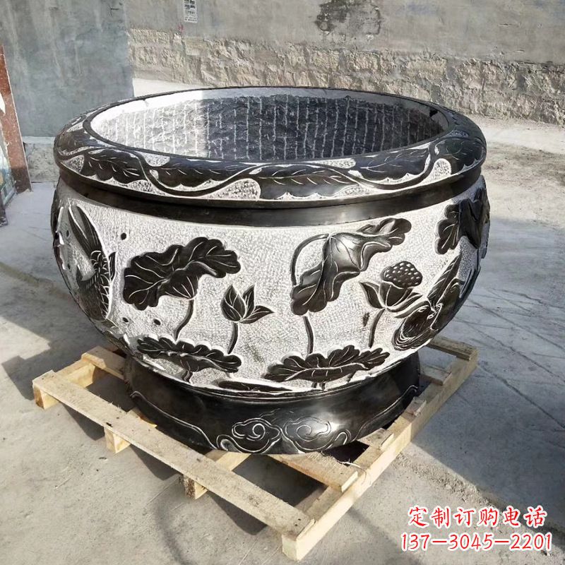 泰州青石仿古水缸