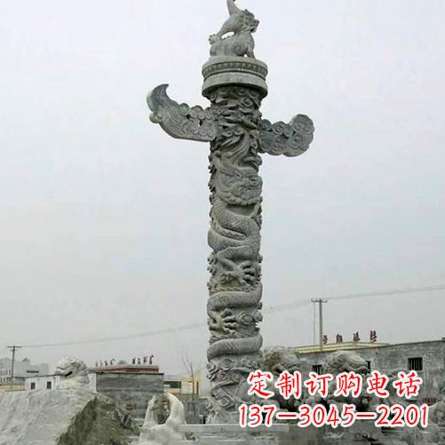 泰州青石华表雕塑,带您领略至高贵的艺术之美