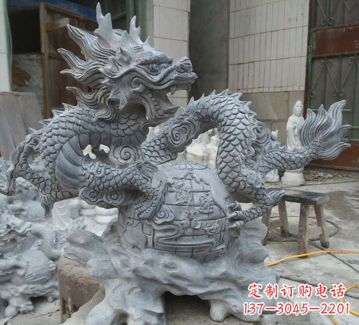 泰州青石龙雕塑222