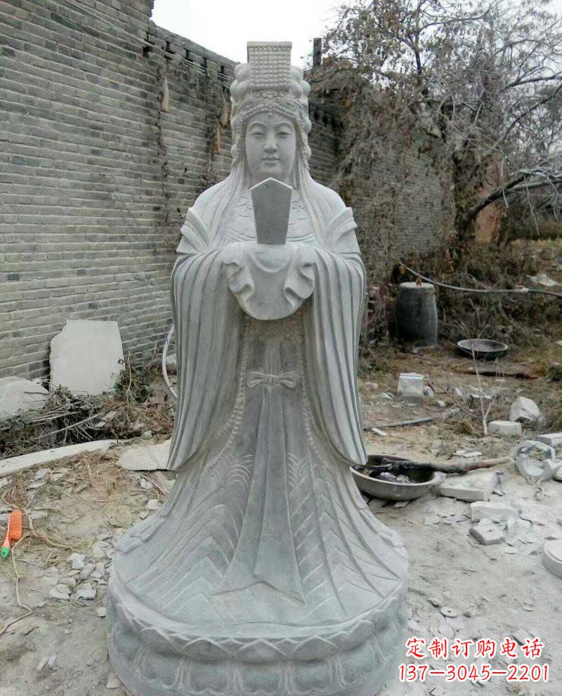 泰州青石妈祖神像雕塑,传承中华民族精神