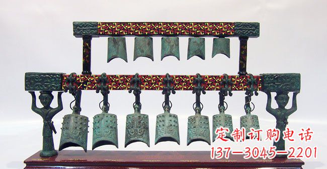 泰州青铜编钟古代乐器雕塑