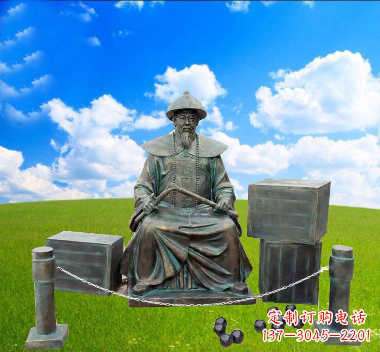 泰州青铜雕刻的传奇——林则徐铜雕