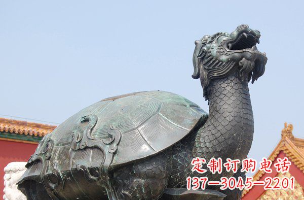泰州青铜龙雕塑,象征传统文化之美