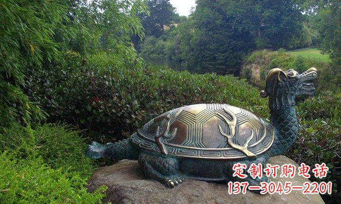 泰州融合经典的青铜龙雕塑
