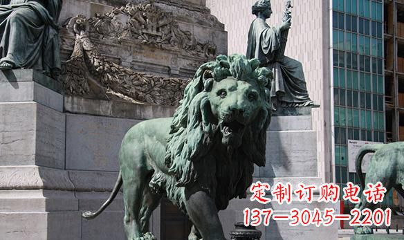 泰州青铜狮子摆件