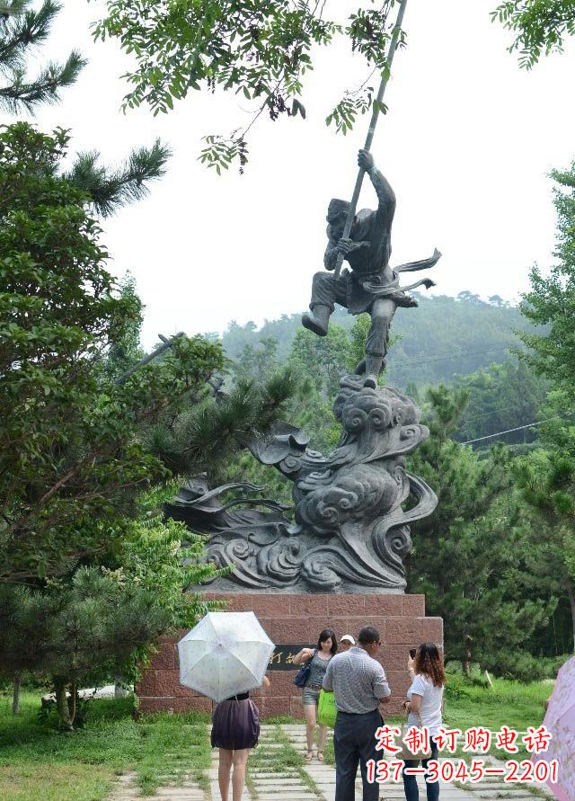 泰州佛教中的传奇:青铜孙悟空雕塑