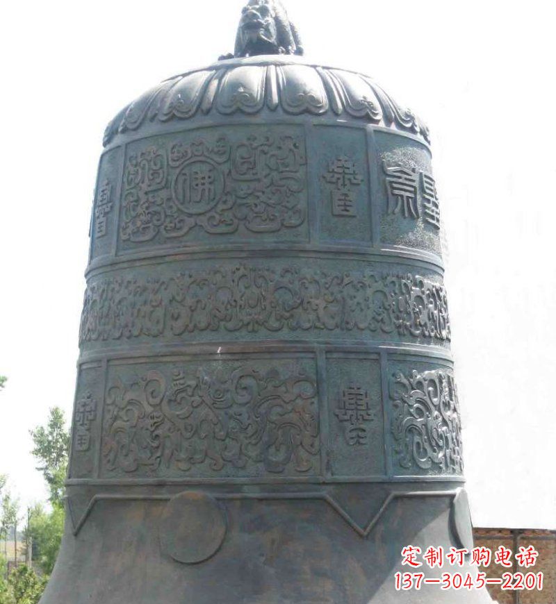 泰州青铜钟雕塑 (2)