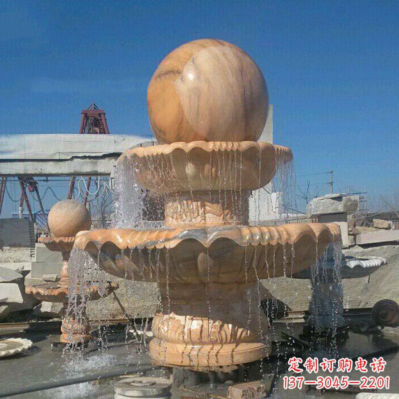 泰州曲阳石雕风水球喷泉：给你家的空间带来最好的祝福