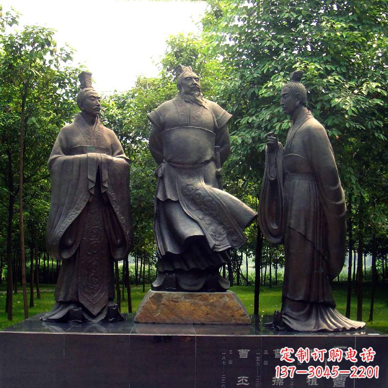 泰州精美曹丕雕塑,彰显伟绩!