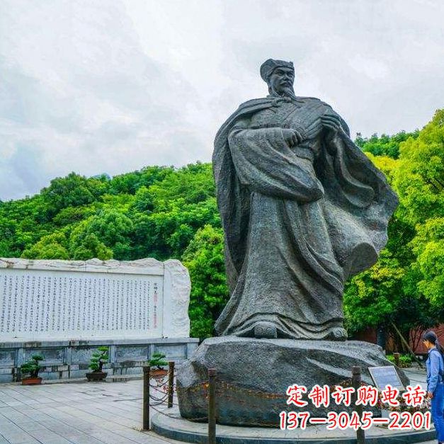 泰州汇聚历史荣光——中领雕塑诸葛亮雕塑