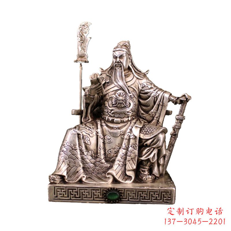 泰州体现英雄风范的关公雕塑