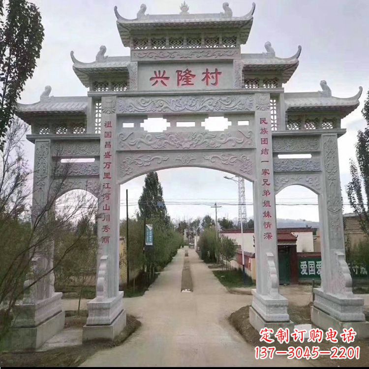 泰州牌坊雕塑--武当山艺术之美
