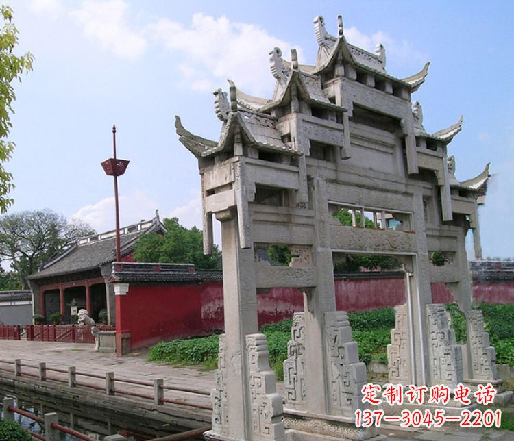 泰州专业大型牌坊石雕制作
