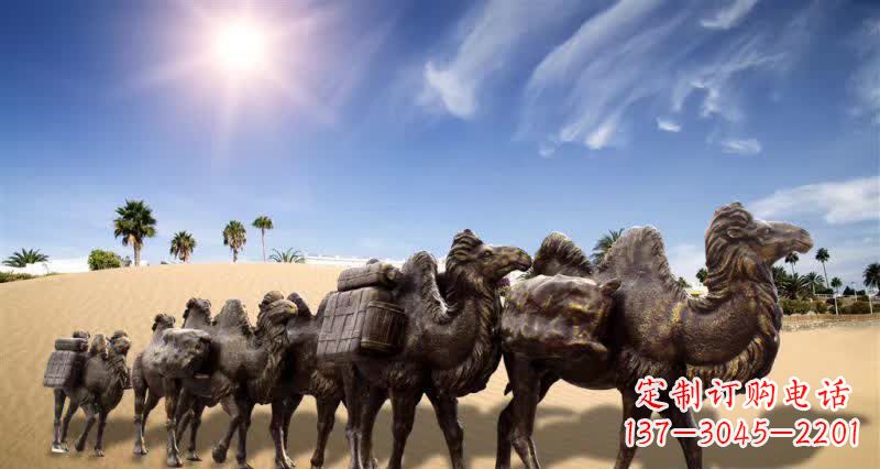 泰州中领雕塑沙漠骆驼铜雕制作工艺与定制标准