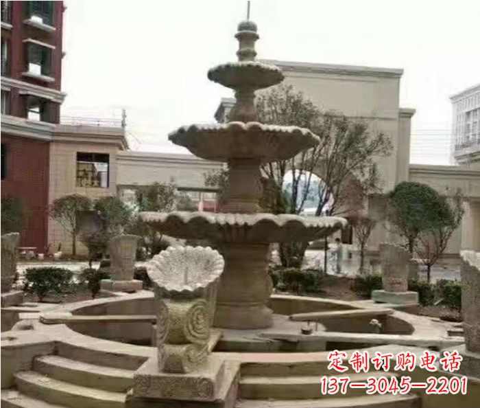 泰州高品质砂岩喷泉雕塑