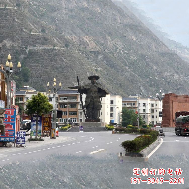 泰州唯美雕塑--大禹城市街道景观雕像