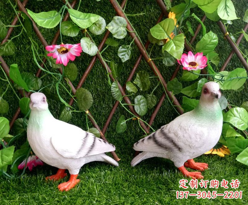 泰州传递和平的鸽子雕塑