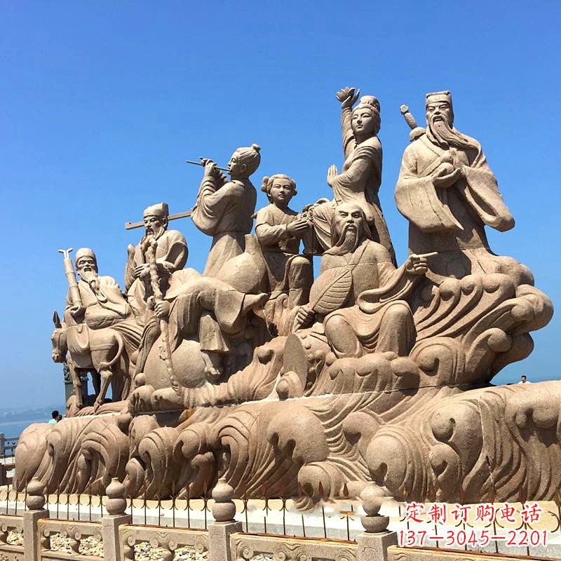 泰州神秘八仙,精美石雕让你留恋