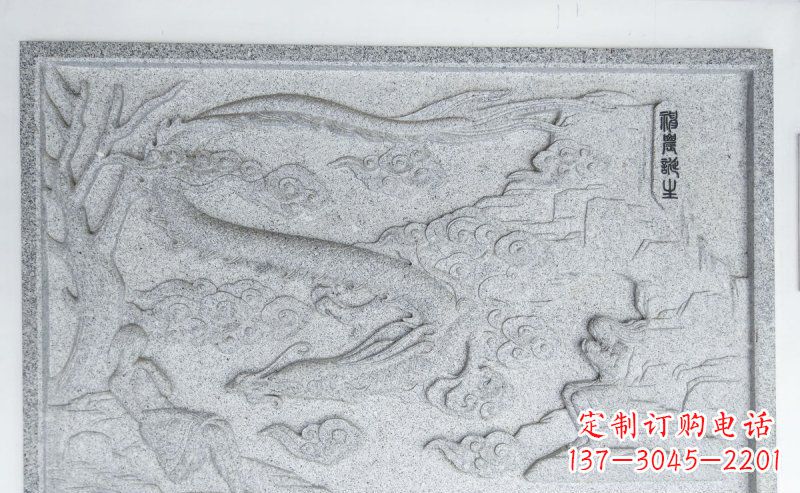 泰州大理石龙雕塑,神有其形