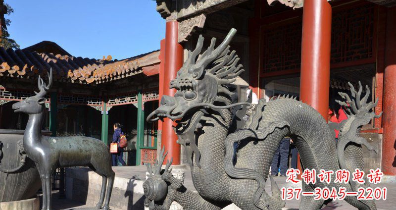 泰州中领雕塑厂家的青铜神龙雕塑,以神龙作为主…