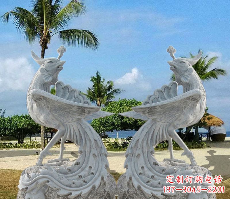 泰州精美凤凰石雕,让你的空间闪耀光芒