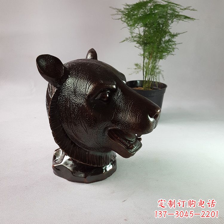 泰州生肖虎铸铜兽首